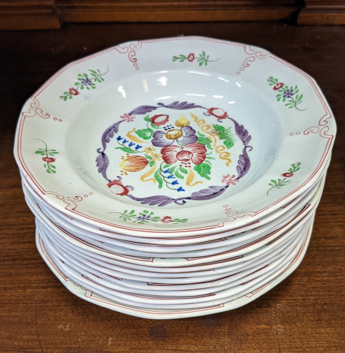 ADAMS CALYX WARE HAND PAINTED BOWL