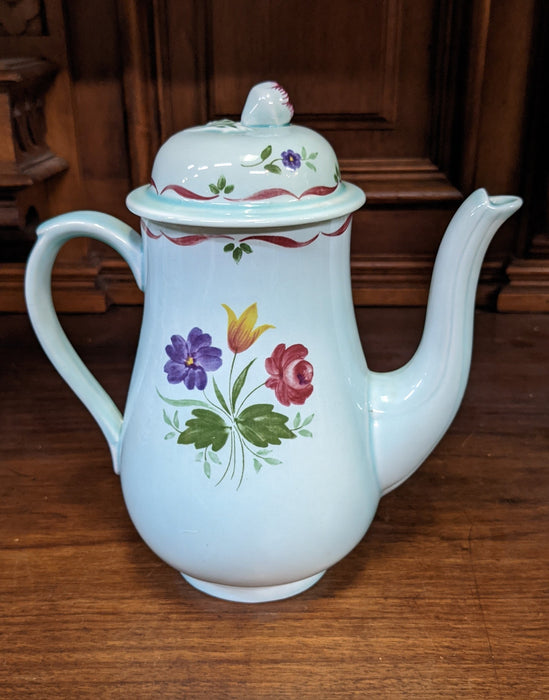 ADAMS CALYX WARE HAND PAINTED TEAPOT WITH LID