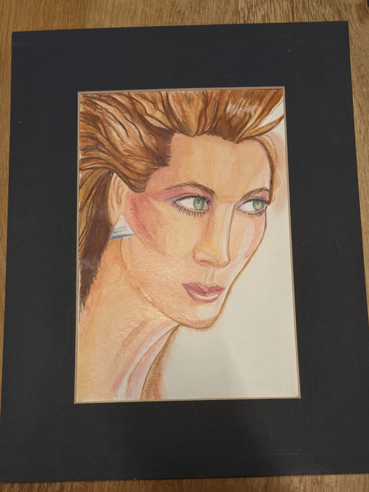 DAVID BOWIE HAIRCUT - 80'S FASHION PRINT