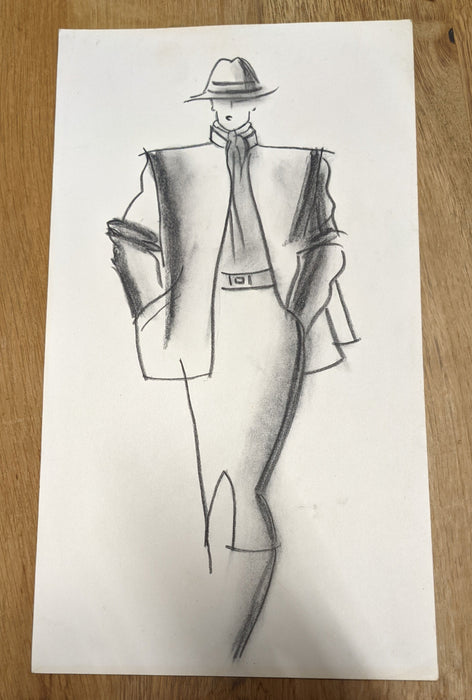 SHOULDER PADS - 80'S FASHION PRINT