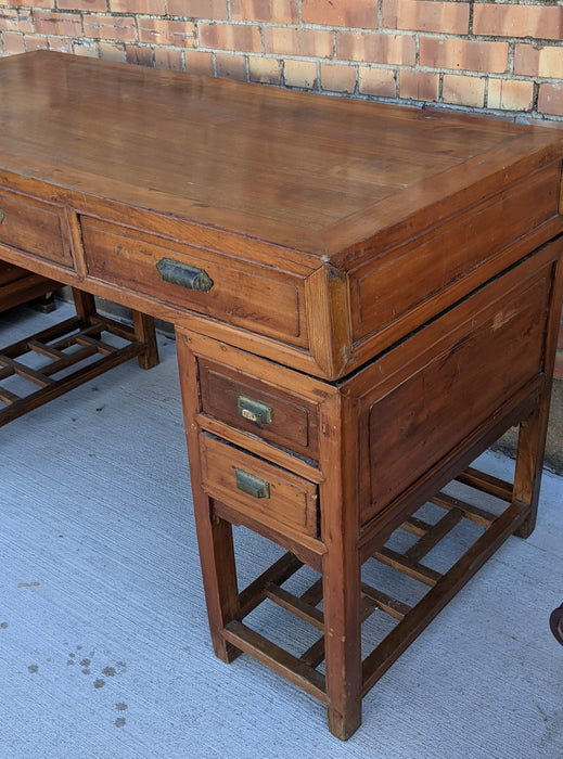 ASIAN DOUBLE PEDESTAL DESK