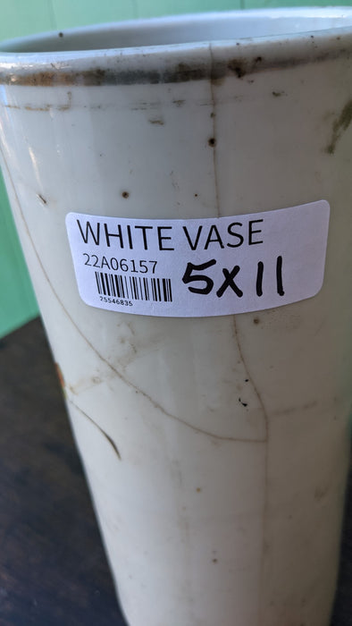 EARLY CHINESE WHITE VASE AS FOUND