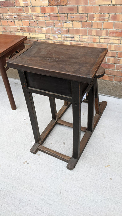 CHINESE ELM MORTISED DESK