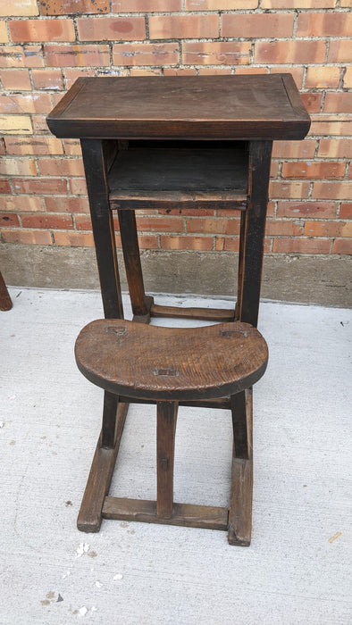 CHINESE ELM MORTISED DESK