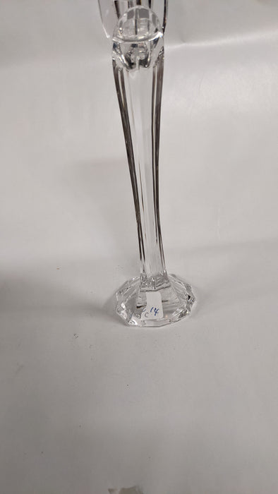 SMALL FLOWER SHAPED GLASS CANDLE HOLDER