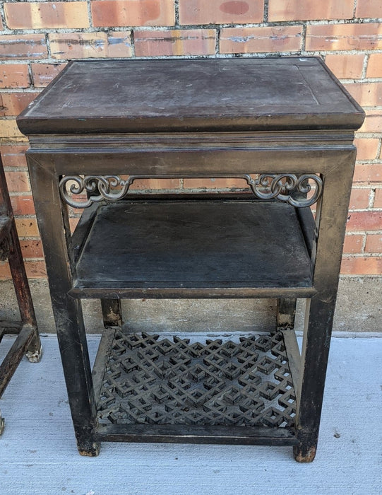 LARGE RECTANGULAR CHINESE STAND AS FOUND