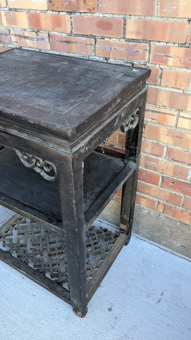 LARGE RECTANGULAR CHINESE STAND AS FOUND