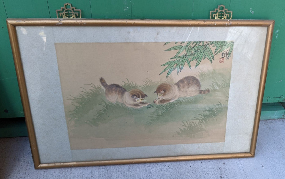 CHINESE CAT PAINTING