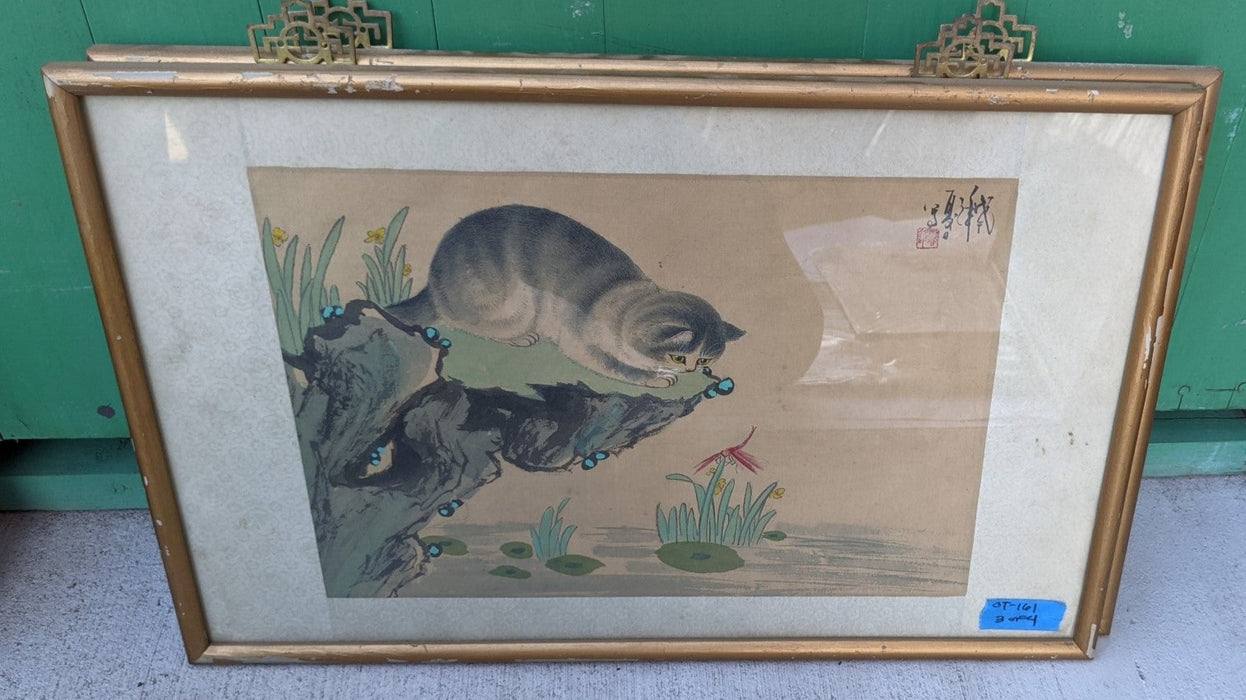 CHINESE CAT PAINTING