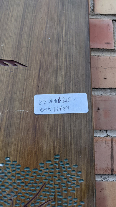 INCOMPLETE CHINESE SCREEN AS FOUND WITH 4 COLORFUL PANELS