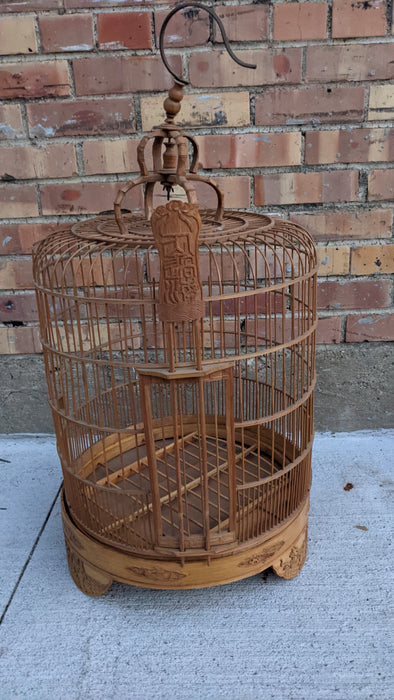 CHINESE WOOD BIRDCAGE