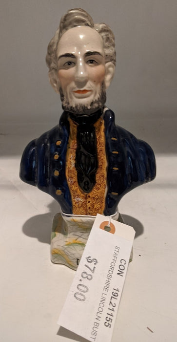 STAFFORDSHIRE LINCOLN BUST