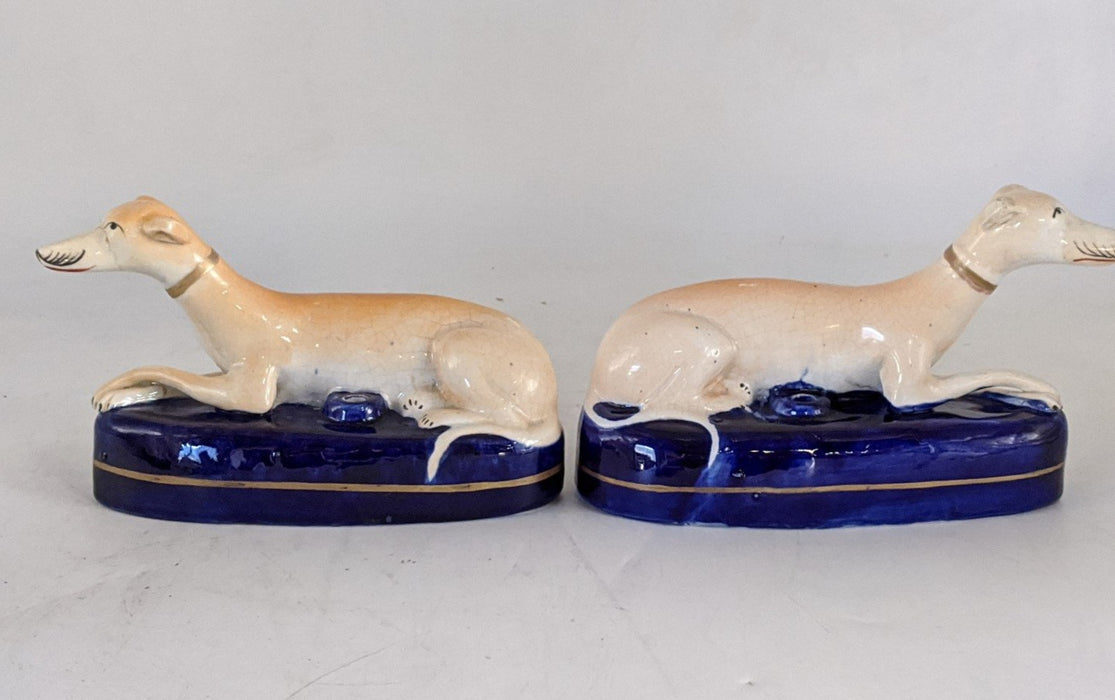 SET OF 3 STAFFORDSHIRE DOGS