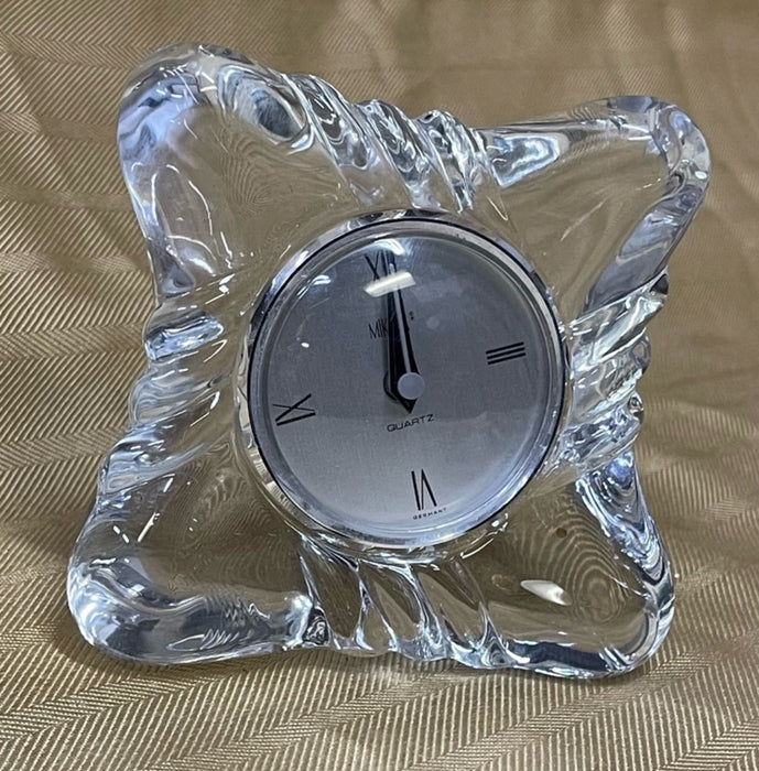 MIKASA CRYSTAL GERMAN CLOCK