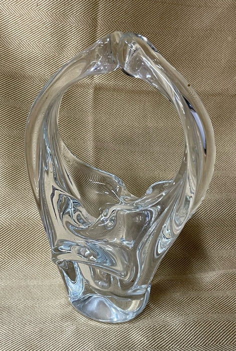 ART GLASS CLEAR BASKET