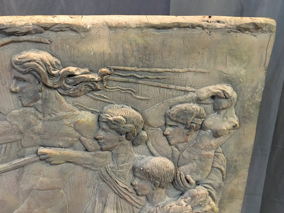 COMPOSITE WALL HANGING OF A GREEK SCENE