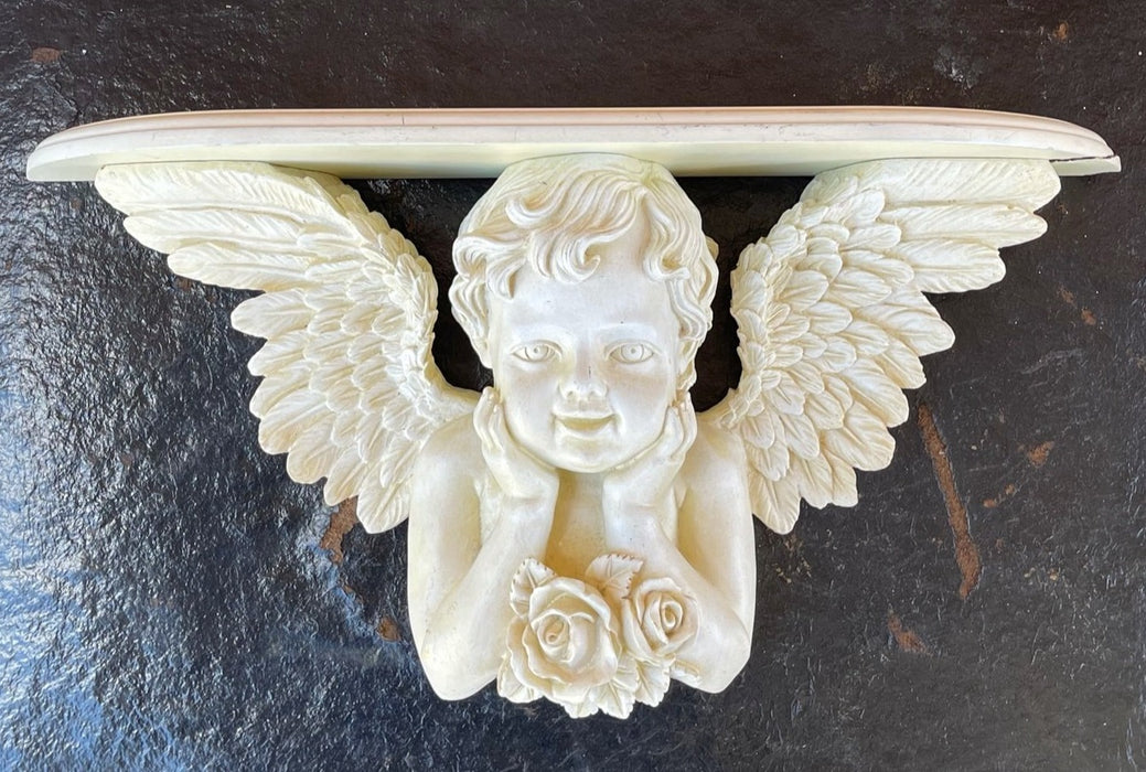 COMPOSITION ECCRU SHELF WITH PUTTI