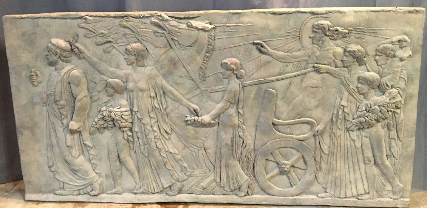 COMPOSITE WALL HANGING OF A GREEK SCENE