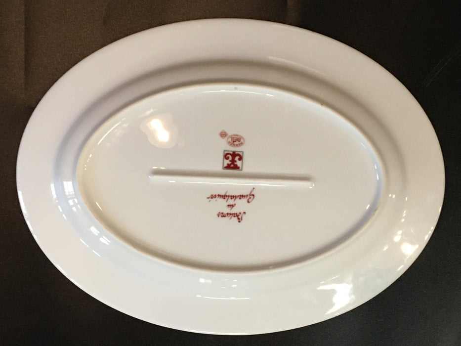 HERMES PARIS BALCONS DE GUADALQUIVI PORCELAIN PLATTER