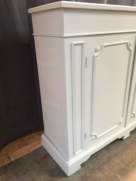 SHALLOW PAINTED CONSOLE CABINET