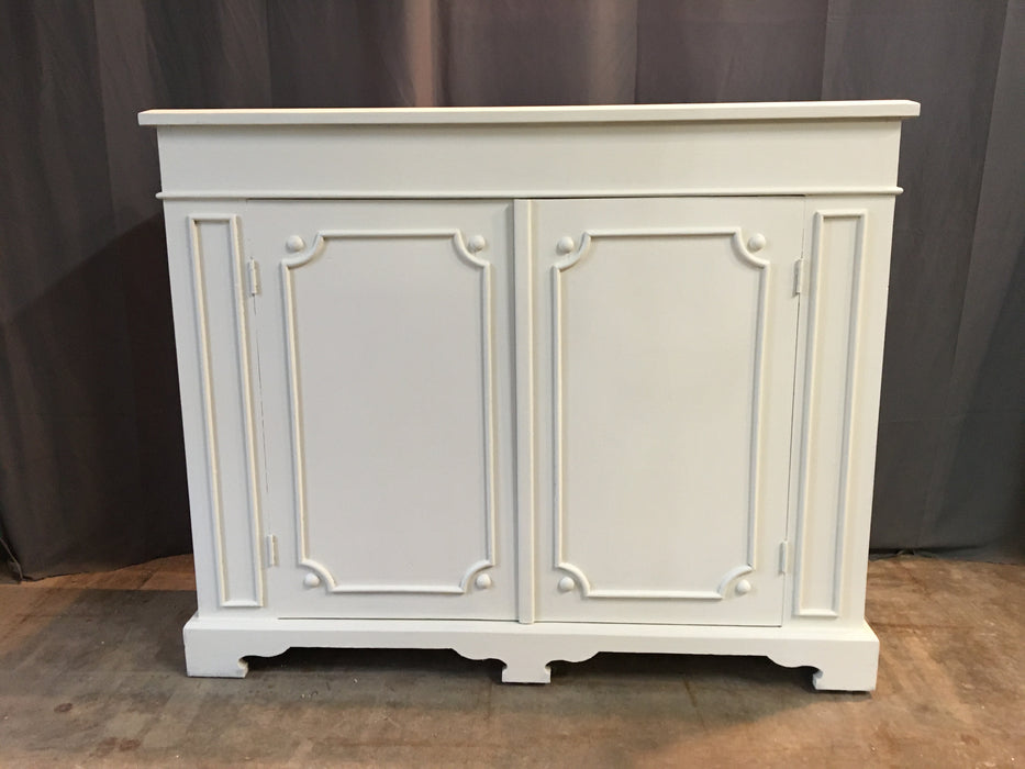 SHALLOW PAINTED CONSOLE CABINET