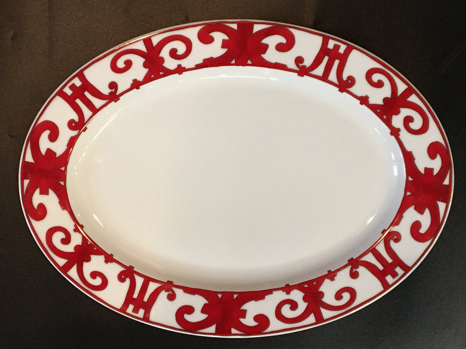 HERMES PARIS BALCONS DE GUADALQUIVI PORCELAIN PLATTER