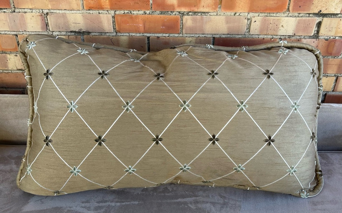 RECTANGULAR BROWN LARGE PILLOW