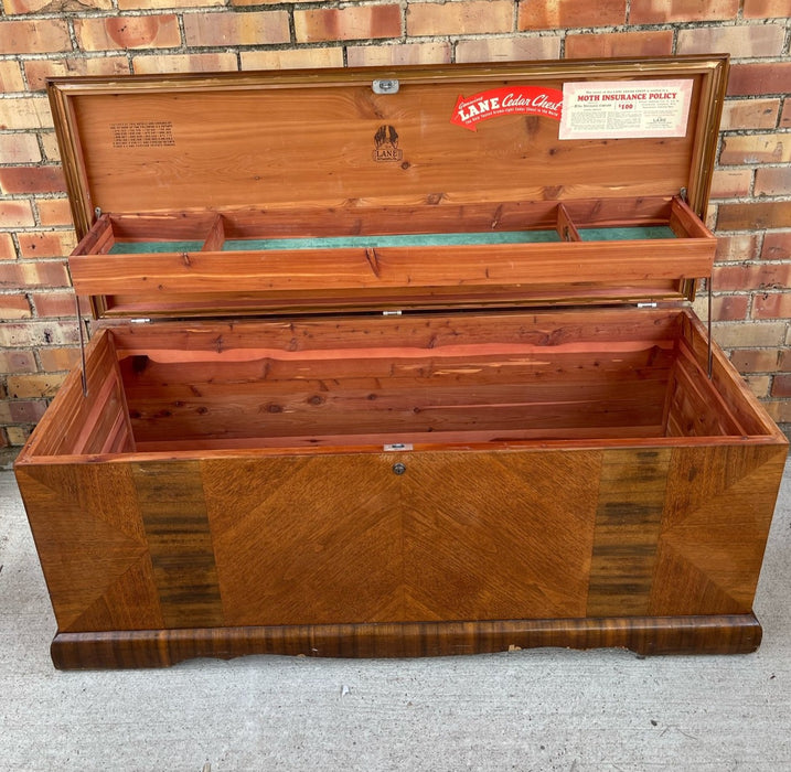 LANE CEDAR CHEST WITH WATERFALL FRONT