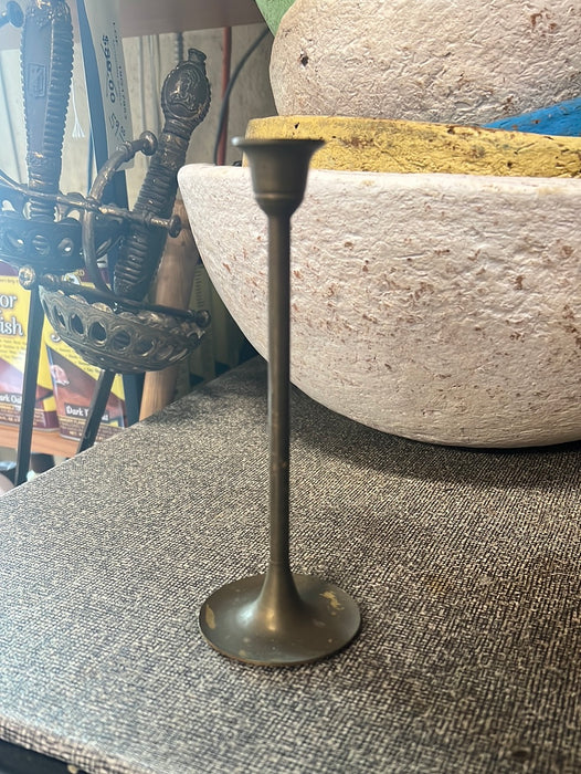 SMALL BRASS THIN CANDLESTICK