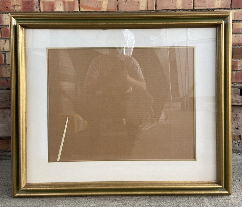 GREEN PAINTED WOOD FRAME