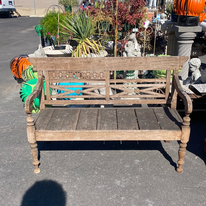 TEAK STYLE GARDEN BENCH