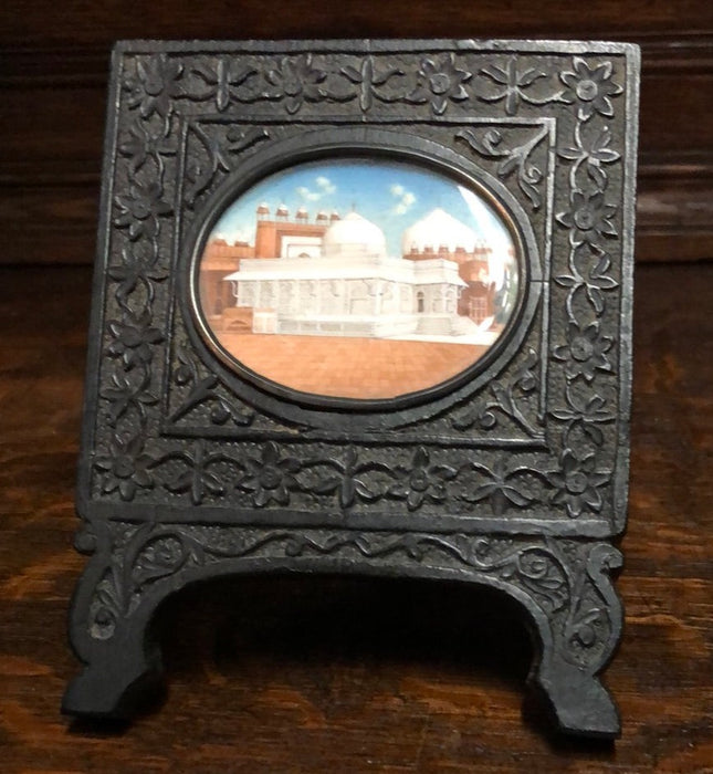 EASTERN PALACE IN CARVED FRAME