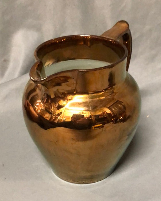 SMALL SIMPLE COPPER LUSTER PITCHER