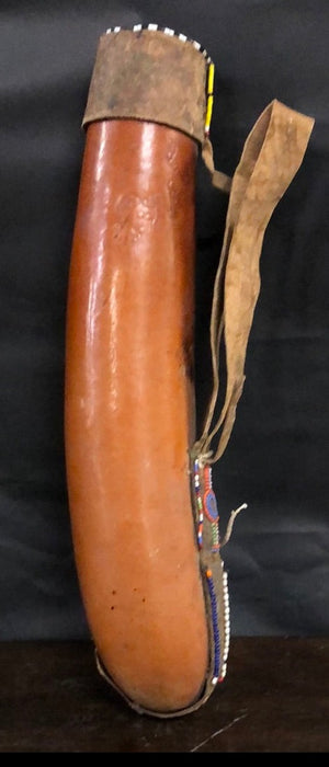 LEATHER GOURD CARRIER