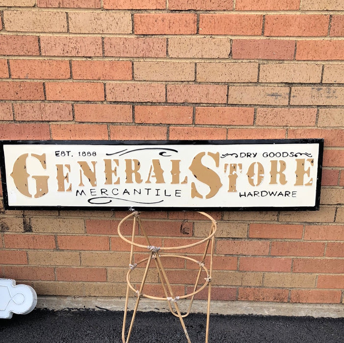 GENERAL STORE TIN SIGN