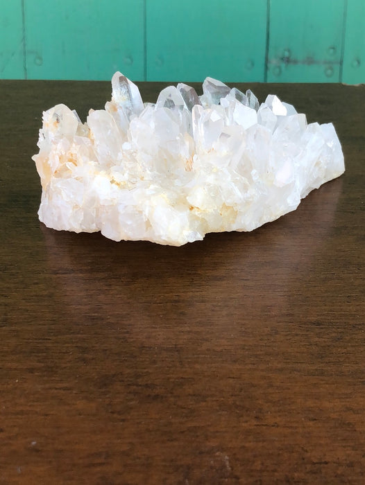 SMALL QUARTZ GEODE WITH TALL CRYSTALS