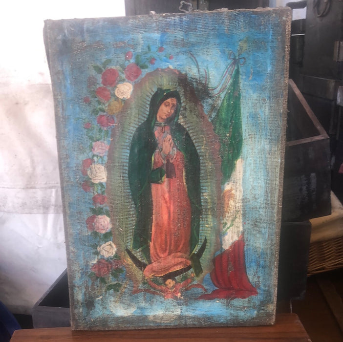 OIL PRINT OF OUR LADY OF GUADALUPE