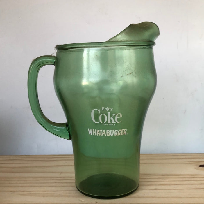 Large Whataburger coca-Cola pitcher
