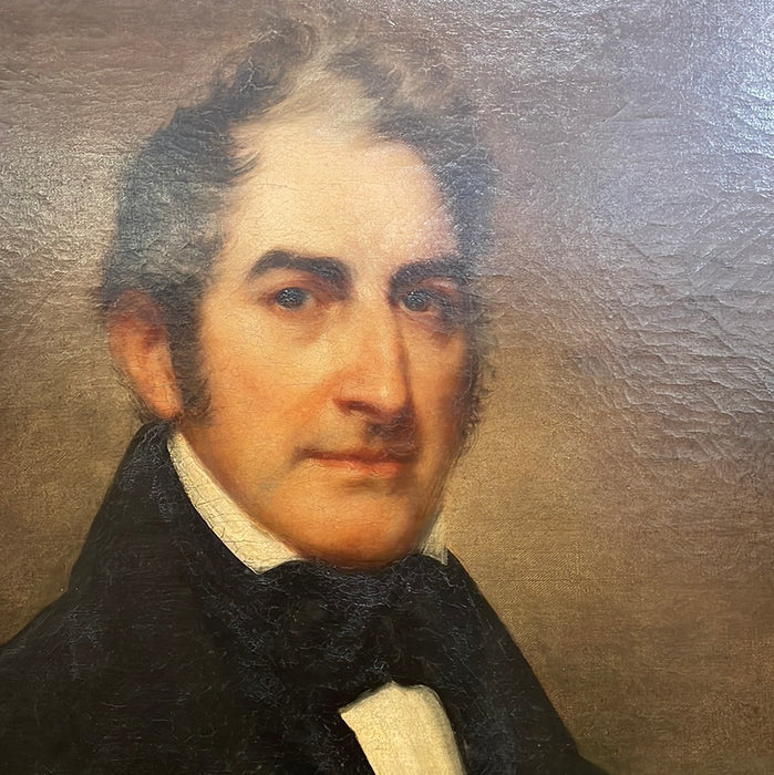 LARGE OIL PAINTING OF A SOUTHERN GENTLEMAN