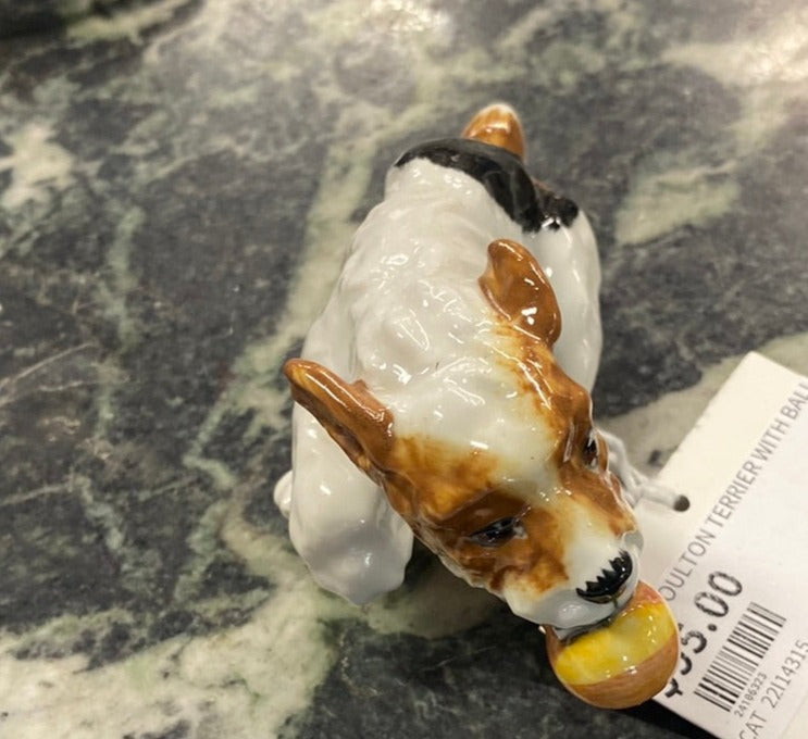 ROYAL DOULTON TERRIER WITH BALL