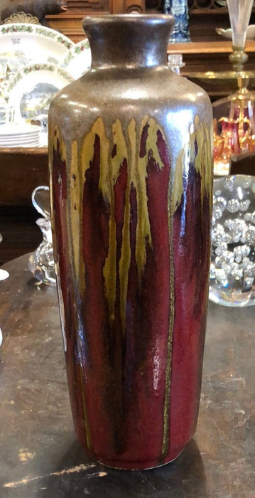 DRIP GLAZE POTTERY VASE