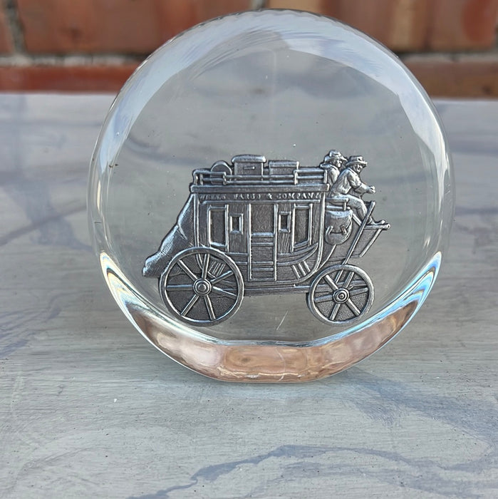 STAGE COACH PAPERWEIGHT