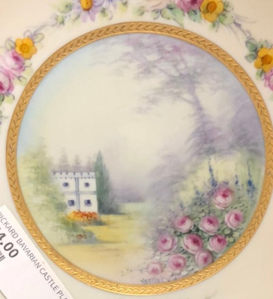 PICKARD BAVARIAN CASTLE PLATE