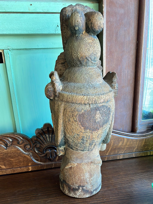 LARGE CARVED QUAN YIN HEAD
