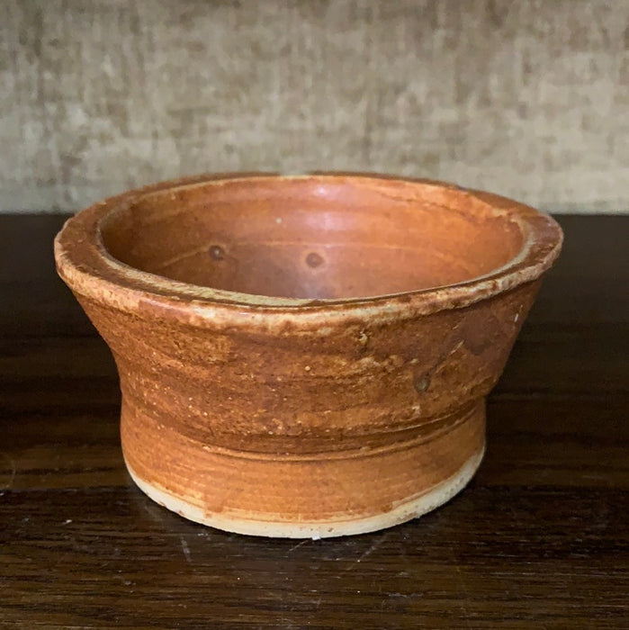 SMALL ORANGE STUDIO POTTERY DISH