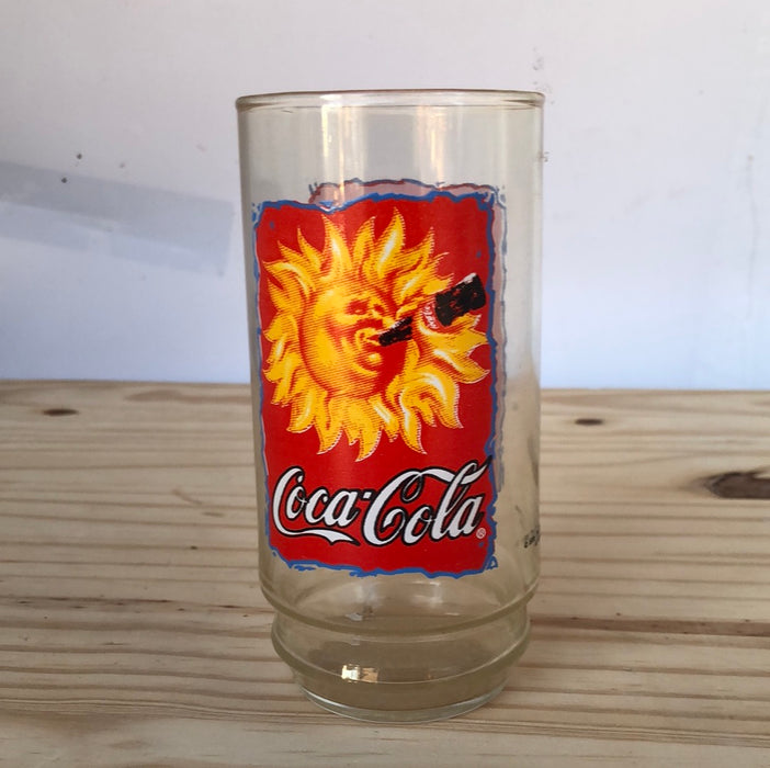 Coca-Cola sunshine glass