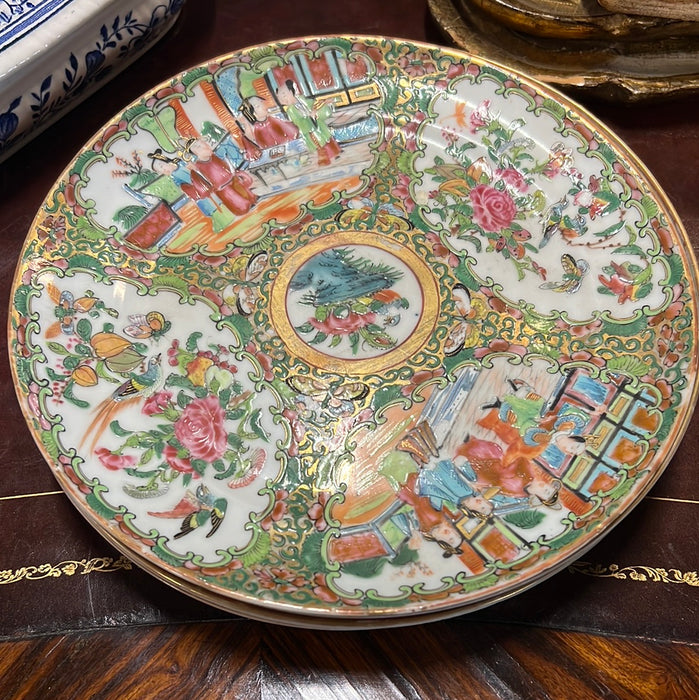 ROSE FAMILLE PLATE - EACH