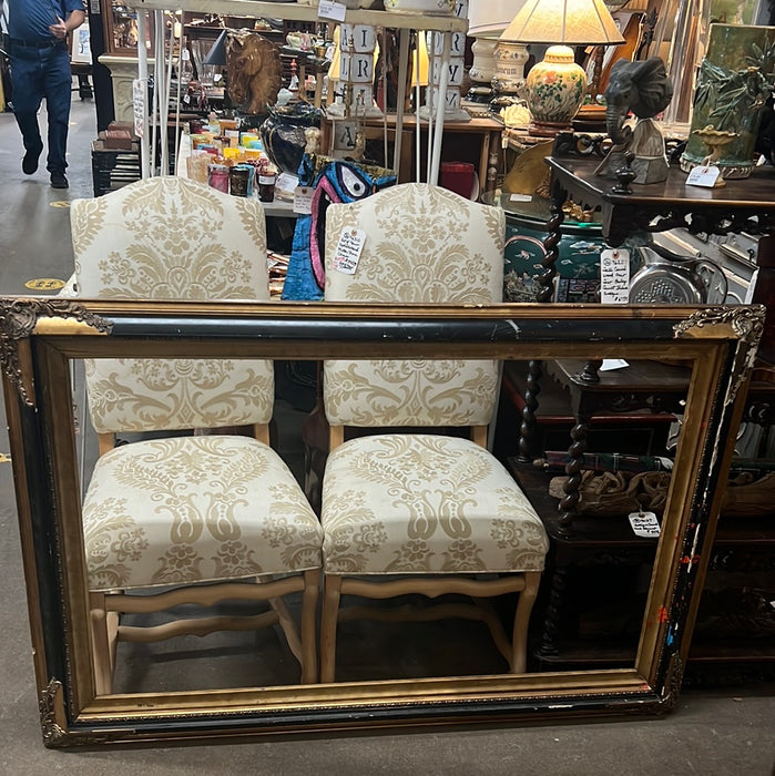 LARGE GOLD AND BLACK FRAME - AS FOUND