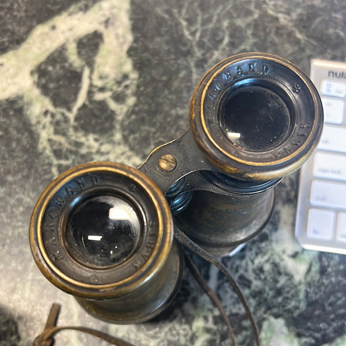 PAIR OF ANTIQUE WWI PARIS BINOCULARS