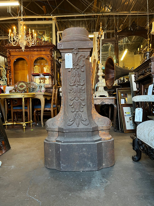 ORNATE CAST IRON CHIMNEY